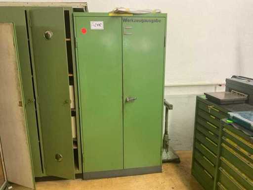 Cabinet with contents