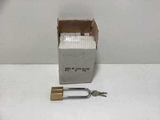 (12x) KEYMAN Vorhängeschloss - 135mm - Gehärtet