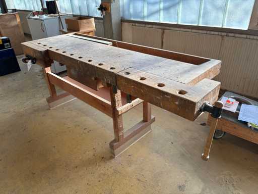   Workbench with tool cabinet