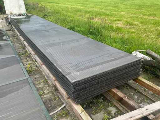 Polycarbonat-Hohlkernplatten-Bronze 500x97,5 cm (14x)
