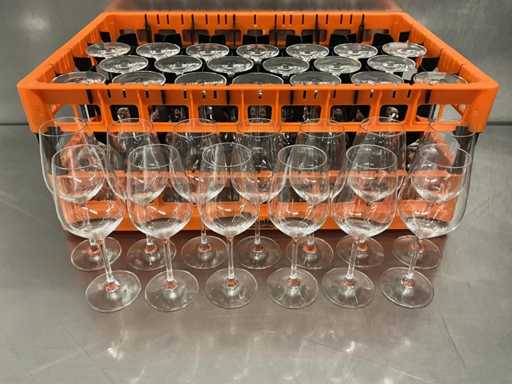 Schott & Zwiesel - Vina - Cestello di vetro con 33 bicchieri da vino (10 volte)