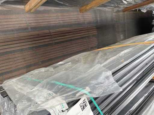 Douglas Dubbele Rhombus Zwart Gecoat 3000x137x25mm (117x)