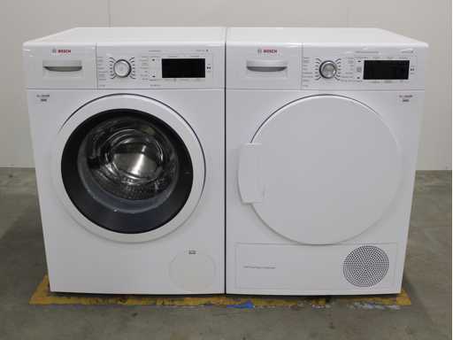 Bosch Series|8 VarioPerfect Washing Machine & Bosch Series|8 SelfCleaning Condenser Dryer