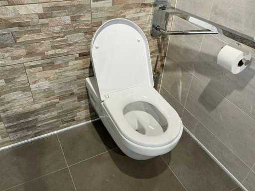 Villeroy & Boch - Vicare - Verlengd wandcloset met toiletzitting