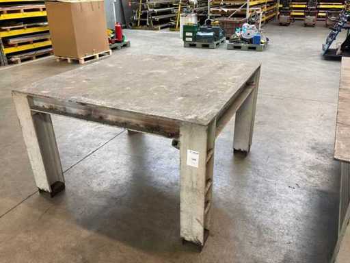 Stalen werktafel