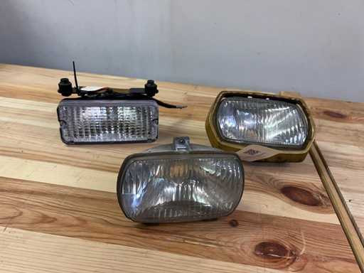 Set motorcycle headlights – Stanley & Raybrig (3x)