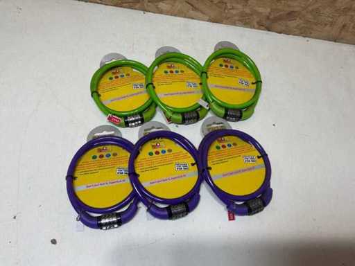 Zamek szyfrowy Stahlex Cable (6x)