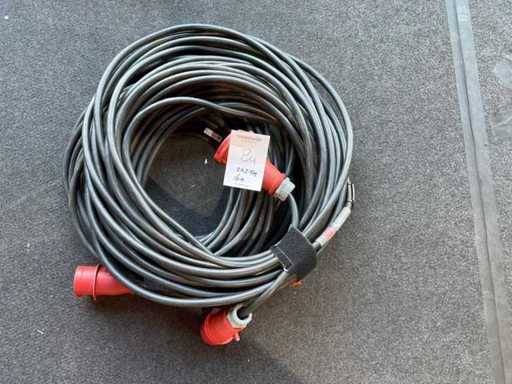 16A Verlengkabel 400 volt 25 meter (2x)