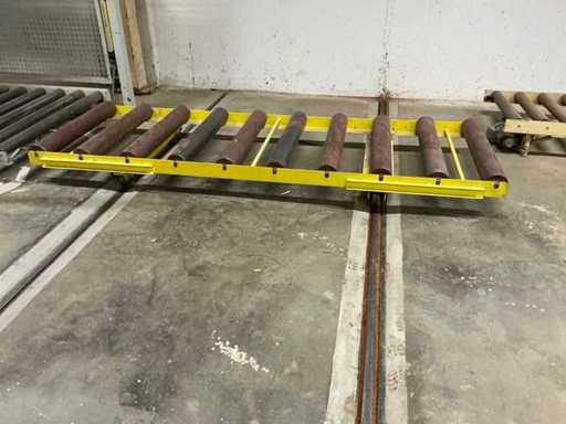 Gleiswagen mit Rollenbahn