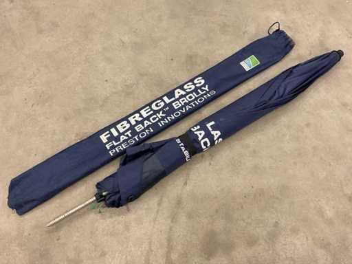 Preston Innovations Fibreglass Flat Back Brolly Vis paraplu