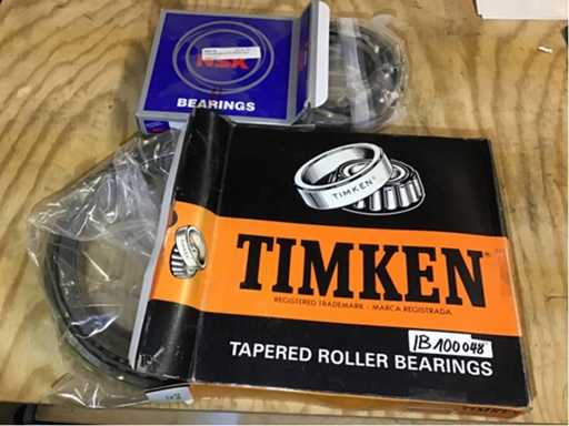 Post cuscinetti a rulli conici / cuscinetti a sfere a scanalatura profonda