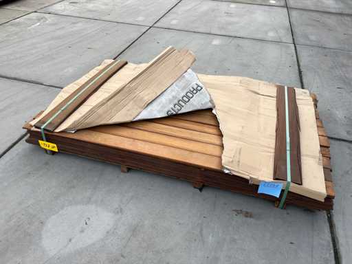 Itauba - Itauba scherm planken geschaafd