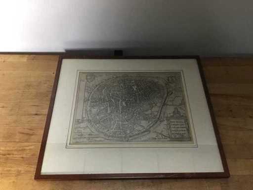 Malowanie historycznej mapy Brukseli