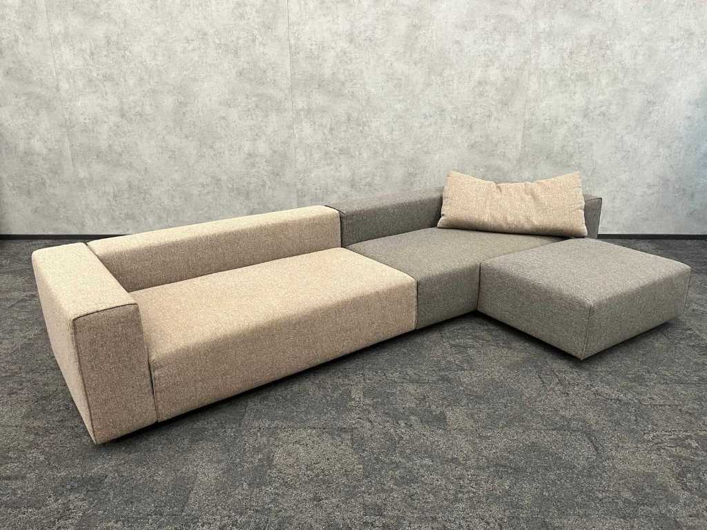 Montis Domino  - lounge bank met hocker