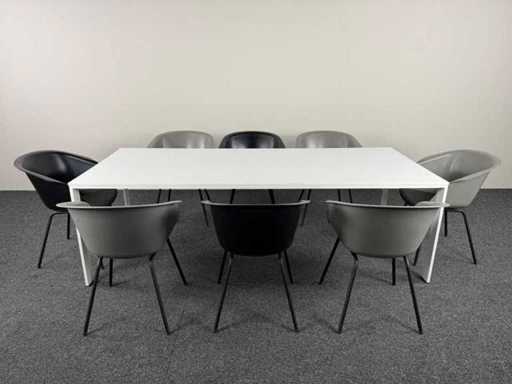 SEDUS/DRISAG - Tafel + 8 Stoelen - Vergaderset