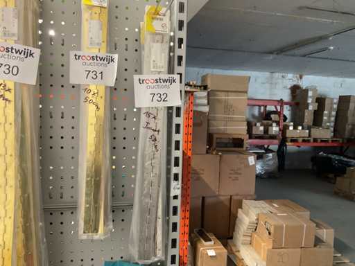 15 x Klavierscharniere aus Edelstahl