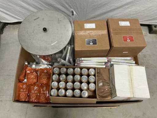 Ausili per la produzione della birra in pallet