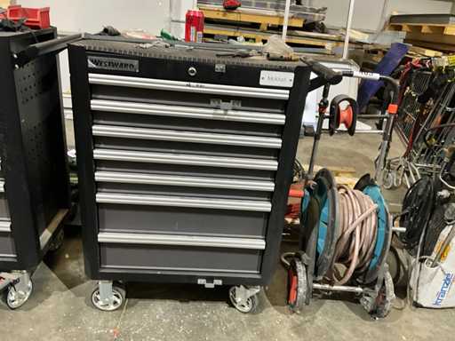 Westwärts 7-Schubladen-Werkzeugwagen