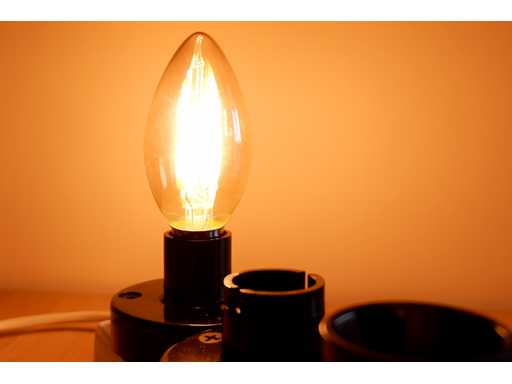 C35 LED- Filament Lamp – 6W – E14 – Dimbaar – 2700K – Warm Wit (x25)