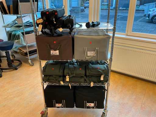 Batch of semi-assemblies and parts Dedal night vision goggles