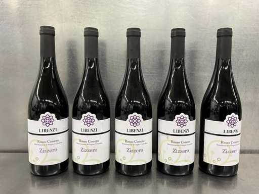 Bottle of red wine (5x)