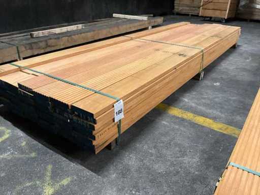 Billinga  vlonderplanken 28x140 mm (54x)
