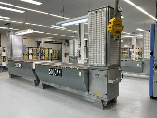 2001 Soloan SEC 3000 Mobiele afzuigtafel