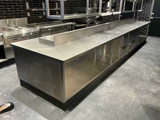 Insulă completă de bucătărie cu subcoolante pentru sisteme M&A din 2021