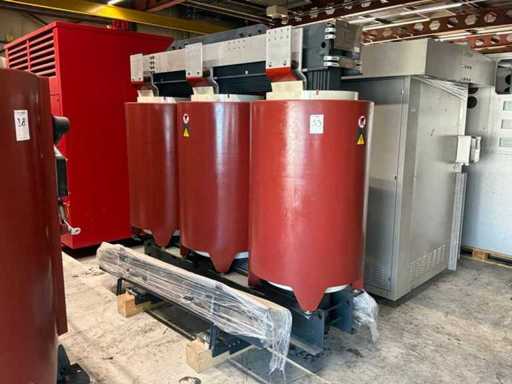 3150 kVA Siemens transformator 33.000/400 Volt dry type