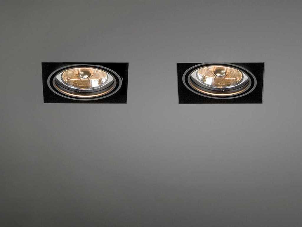 12 x Deltalight AR70 Minigrid in trimless design armaturen