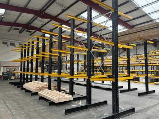 Półka wspornikowa dwustronna 11x66