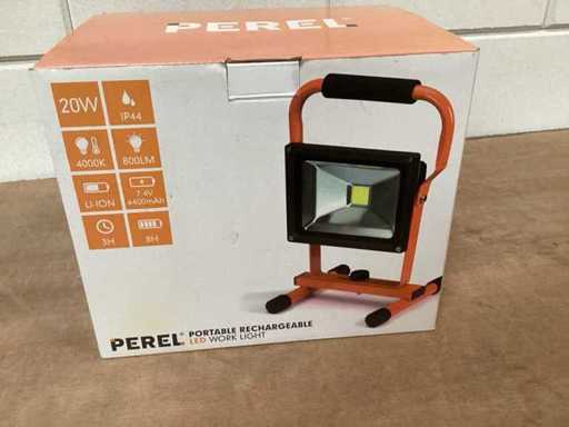 work light 20W rechargeable (2x)
