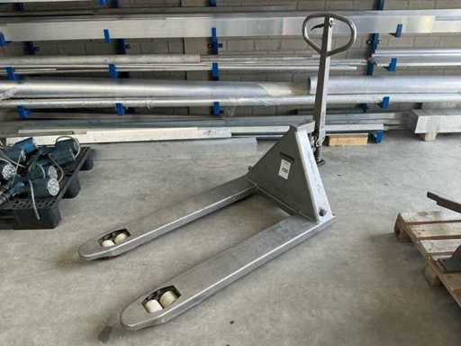 Wide Stainless Steel Hand Hydraulic Pallet Truck