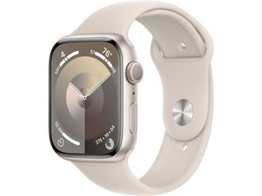 Apple - Series 9 - Smartwatch GPS Starlight Aluminium