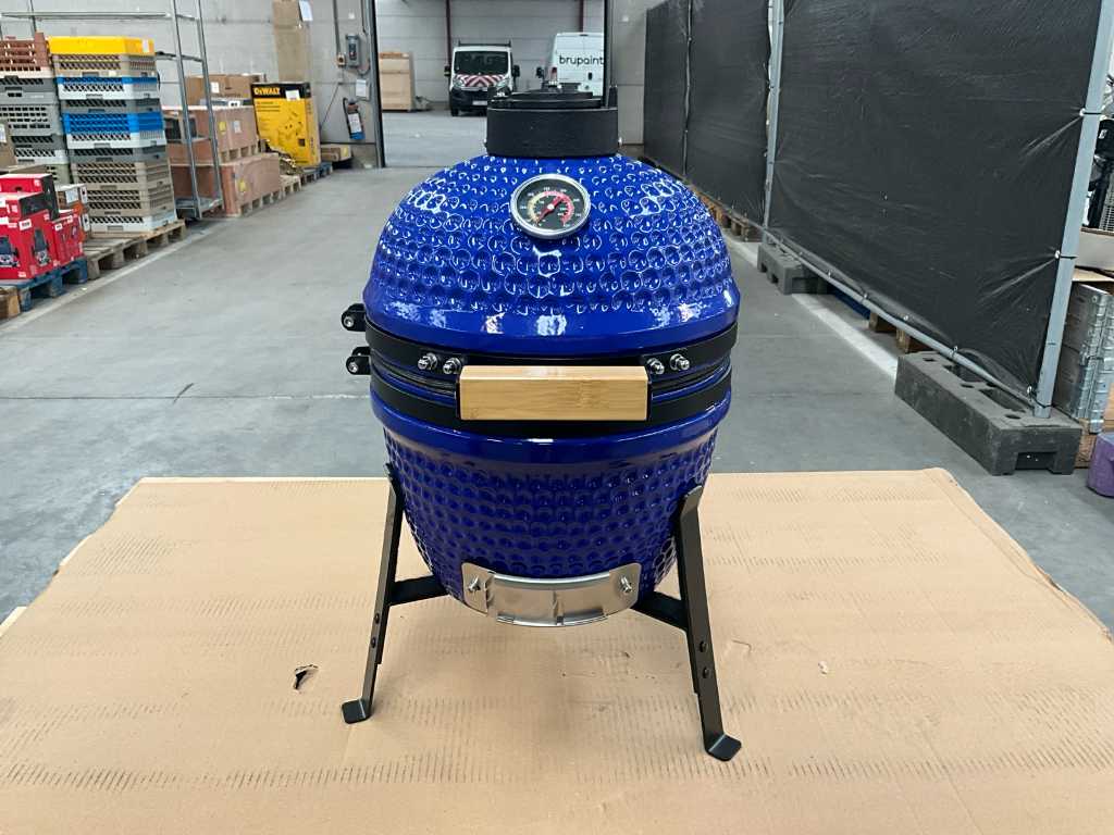 Kamado grill (13 inch) - blue