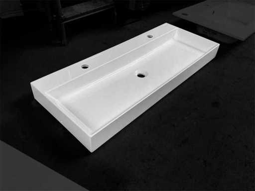 Wastafel keramisch 100x40cm