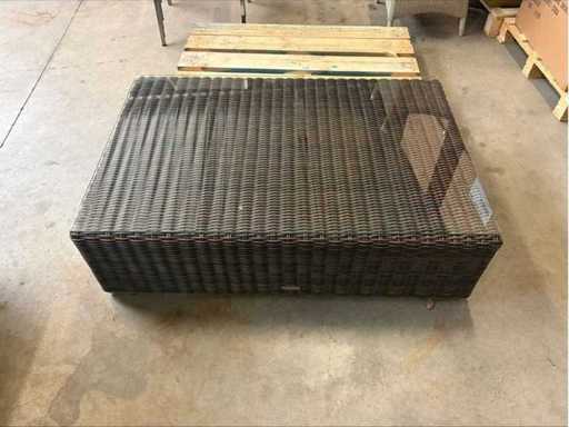 lounge in riet(REEDS GEBRUIKT DUS GEBRUIKSSPOREN!!)