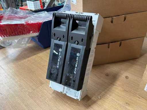 Jean Müller KETO-1-2/F 2-pole NH fuse switch (3x)