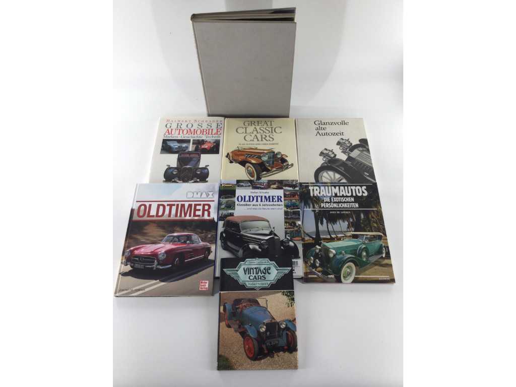 Cărți tematice mixte vechi lot / mașină