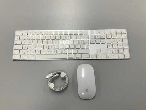 Apple - Klawiatura Magic QWERTY(NL) z klawiaturą numeryczną i Magic Mouse