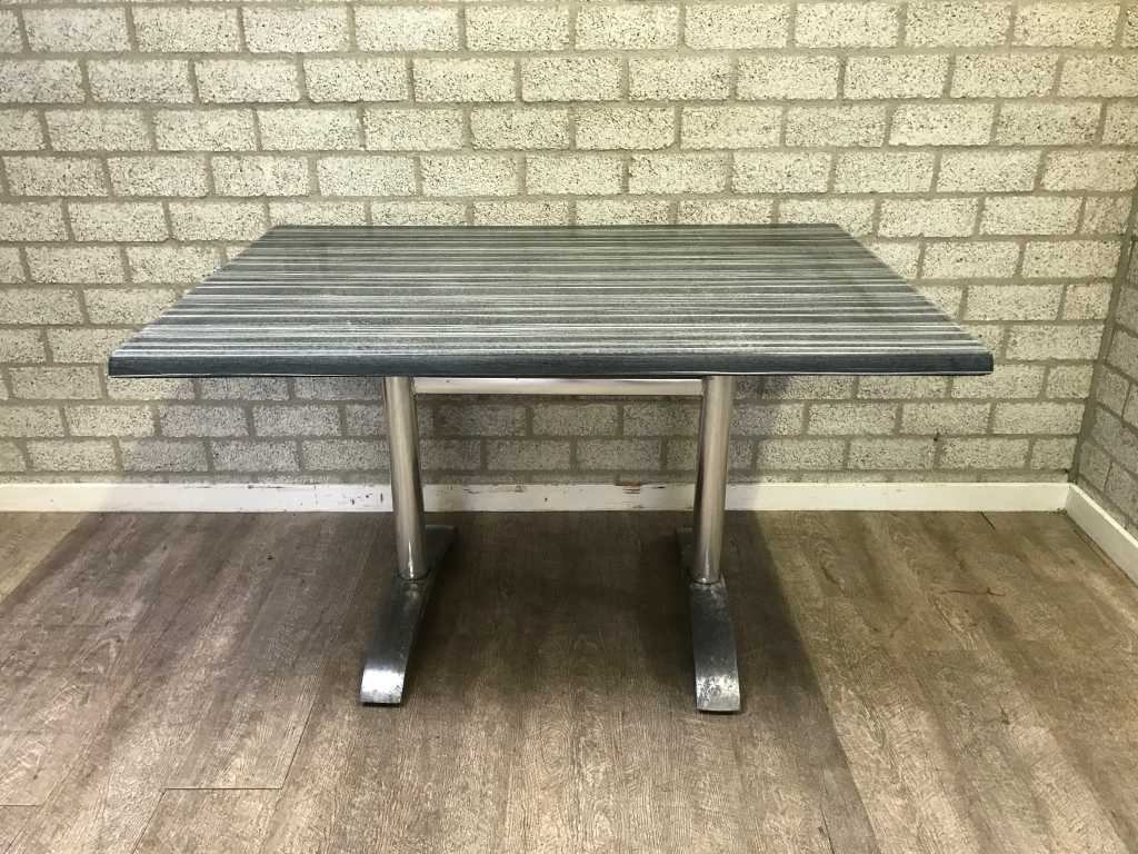Table de terrasse 120x80cm (2x) 
