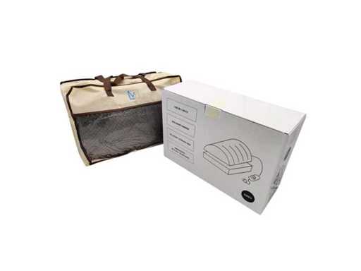 VH ergonomiczna - Podgrzewana podnóżka w szarym kolorze - systemy ogrzewania na podczerwień (20x)