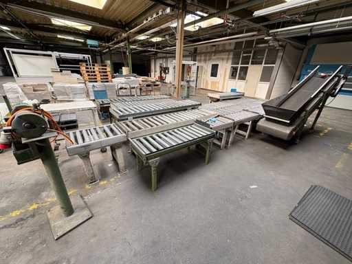 Trasportatori a rulli (rulli a gravità) in acciaio - Tecnologia di trasporto