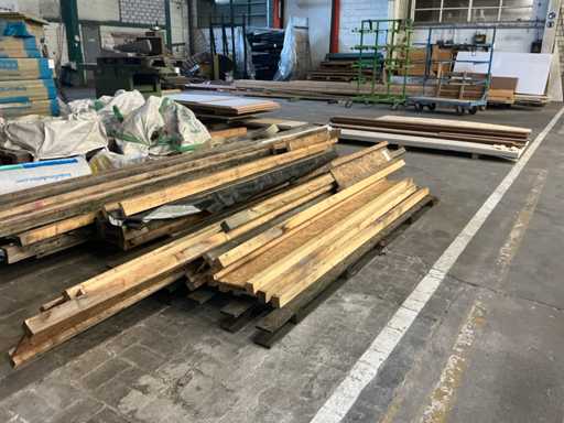 Lot of construction wood