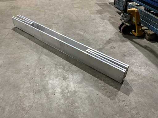 Aluminum hinged toe board set 2.50x1.35M