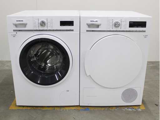 Siemens iQ700 iSensoric aquaStop lavatrice & Siemens iQ700 iSensoric autopuliente asciugatrice a condensazione