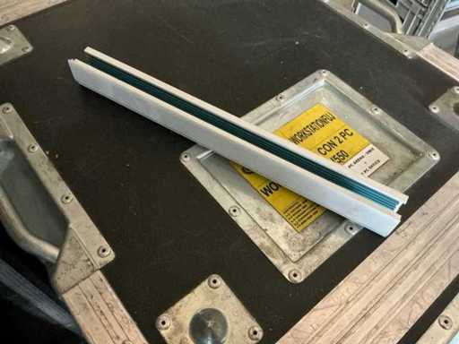 Dreiphasen-4-Wege-Gleise weiß 30 cm