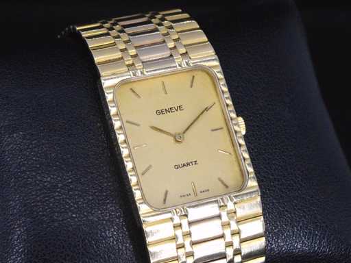 Gold Geneva ladies watch