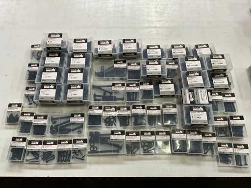 Black Line Mix lot various fasteners