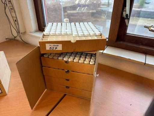 Scintillation vials 20ml with alum. seal (476x)